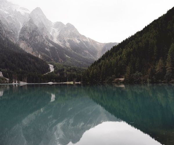 Symbolic image of a clear mind, perhaps a still lake reflecting the sky.